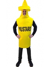 Mustard Costume - Adult Food Costumes Drink Costumes
